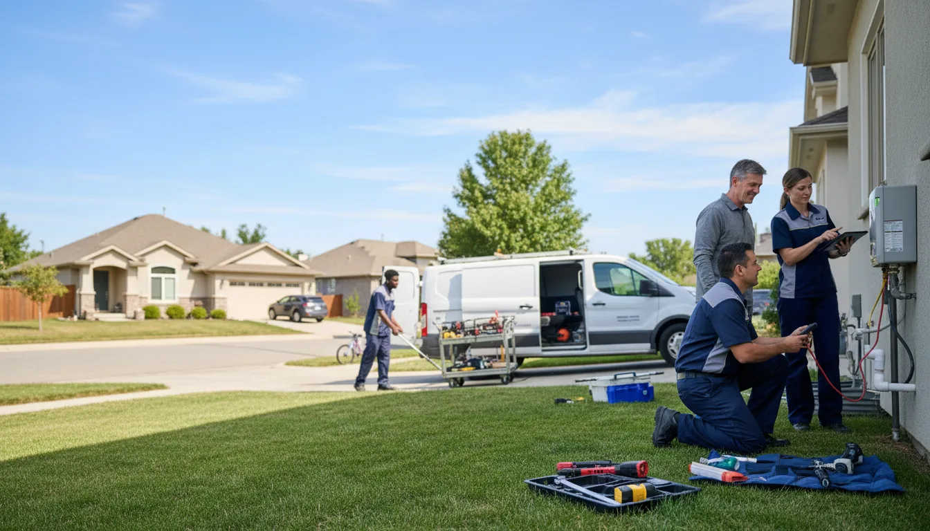 Tankless water heater service in Henderson, TX